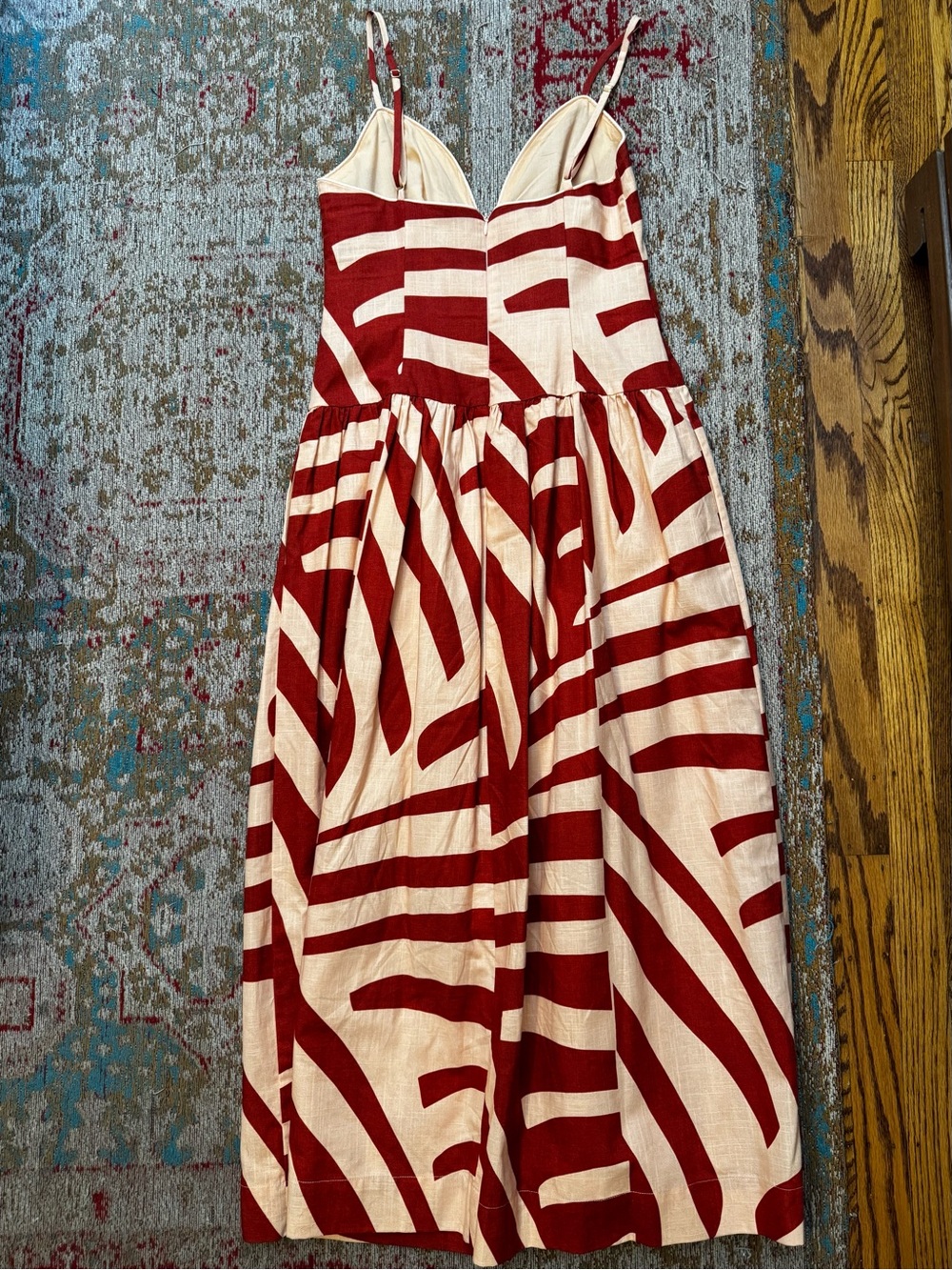 Mon Renn 100% cotton drop-waist maxi dress size XS - Picture 2 of 9